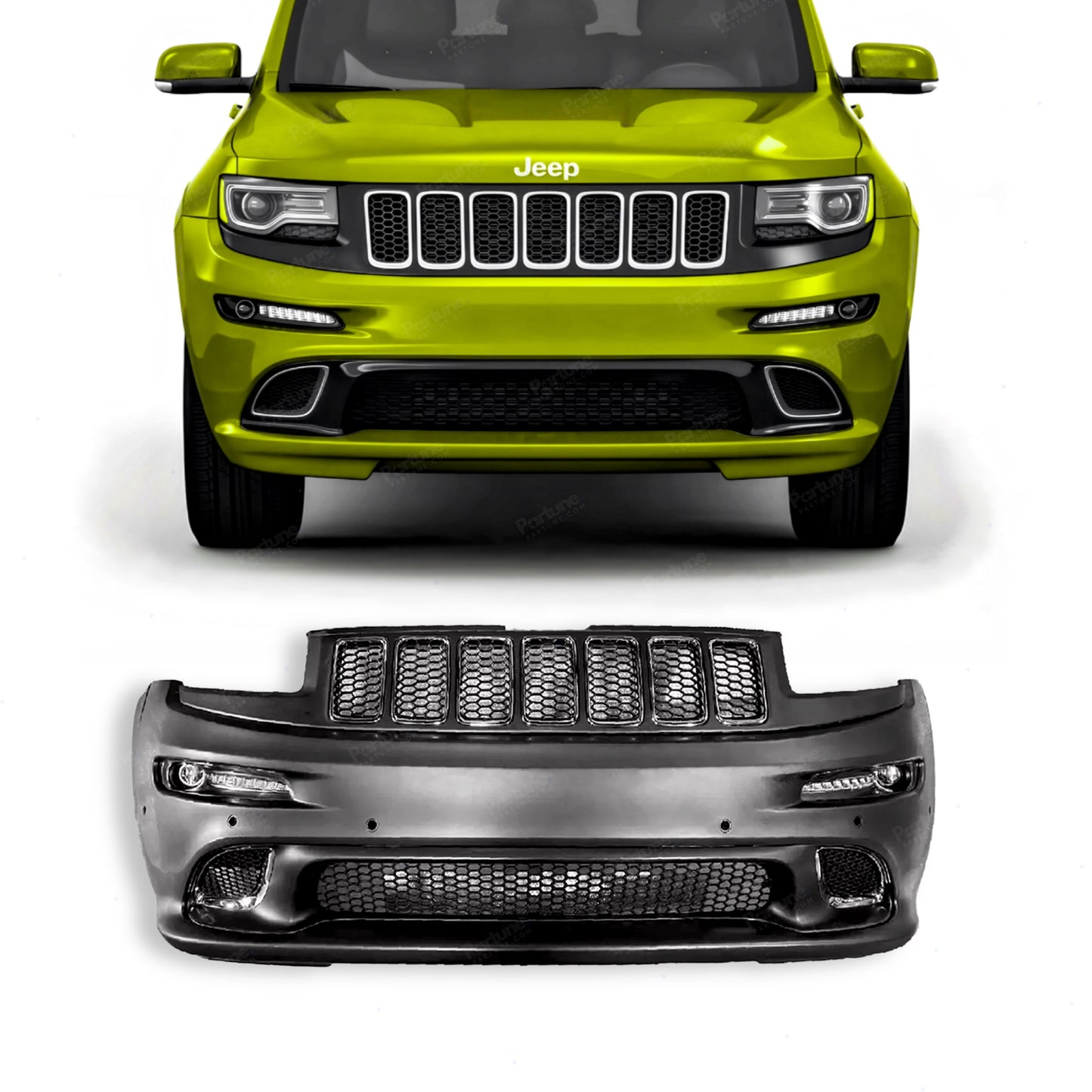 Front Bumper SRT8 Style | Jeep Grand Cherokee 2014-2016