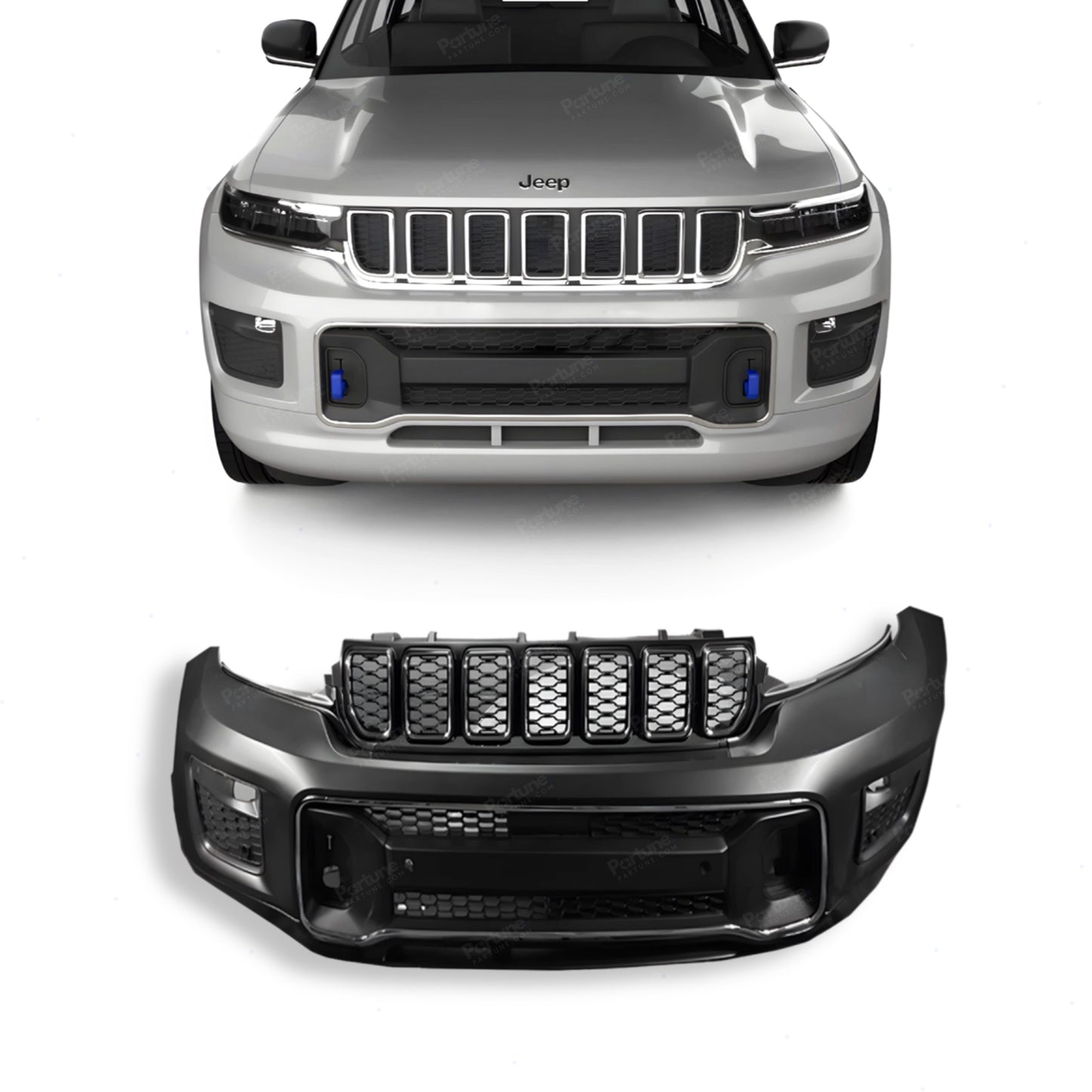 Front Bumper Overland Style | Jeep Grand Cherokee 2022-2024