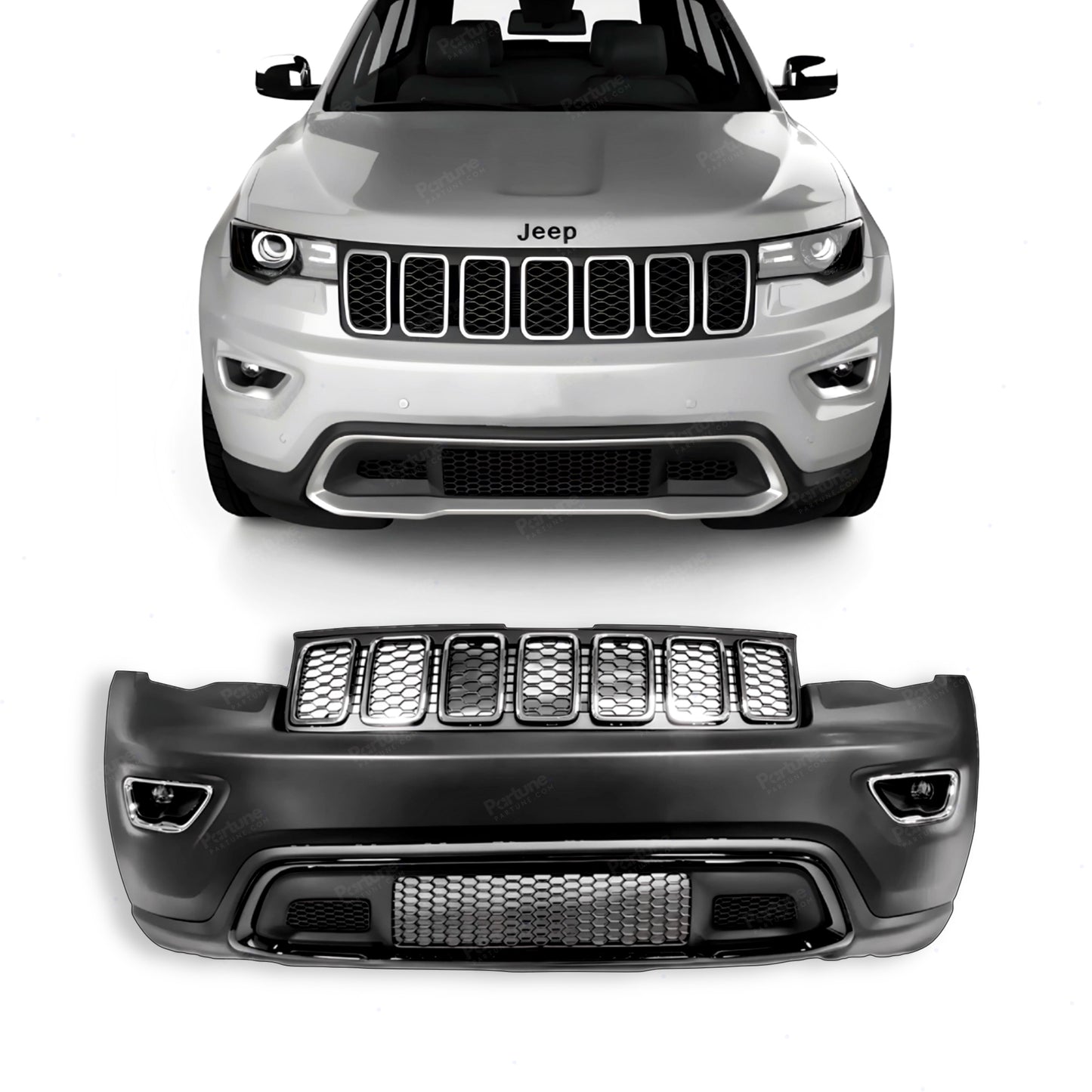 Front Bumper OEM Style | Jeep Grand Cherokee 2017-2021