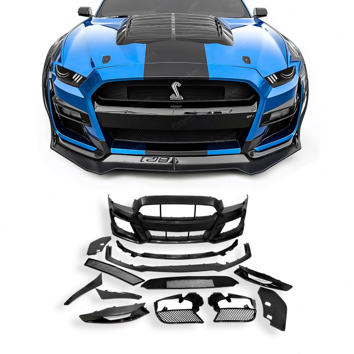 Parachoques delantero estilo GT500 | Ford Mustang 2010-2014 